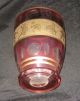 Glass Vase - Bowl With Gold Pattern Vases photo 1