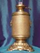 Antique Bronze Oil Lamp Ancienne Lampe Circa 1900 ' S Antique Lamp Lamps photo 1
