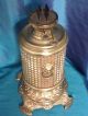 Antique Bronze Oil Lamp Ancienne Lampe Circa 1900 ' S Antique Lamp Lamps photo 2