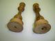 Antique Carved Wooden Candle Holders,  Candle Sticks Other photo 2