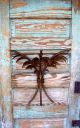 Vintage Metal Gold Gilt Tole Palm Leaves Wall Shelf Hollywood Regency Toleware photo 10