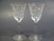Crystal Stemware Bride & Groom Set Wine Glasses Etched Stemware photo 2