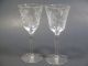 Crystal Stemware Bride & Groom Set Wine Glasses Etched Stemware photo 3