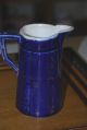 Vintage New England Pottery Co Cobalt Blue & Gold Design 