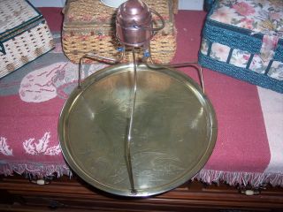 Antique Brass/copper Coffee And Tea Server ' S Tray photo