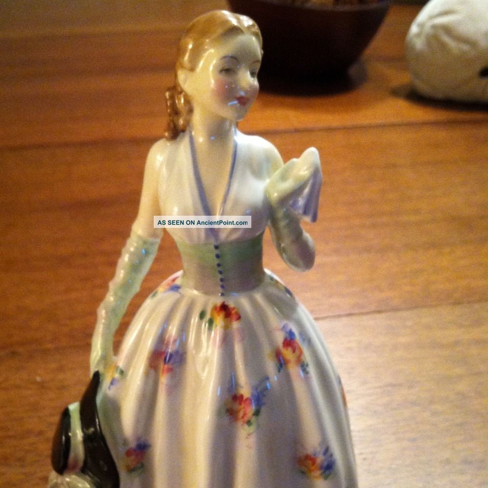Royal Doulton Bone China Lady Carolyn Figurine Mint Condition Figurines photo