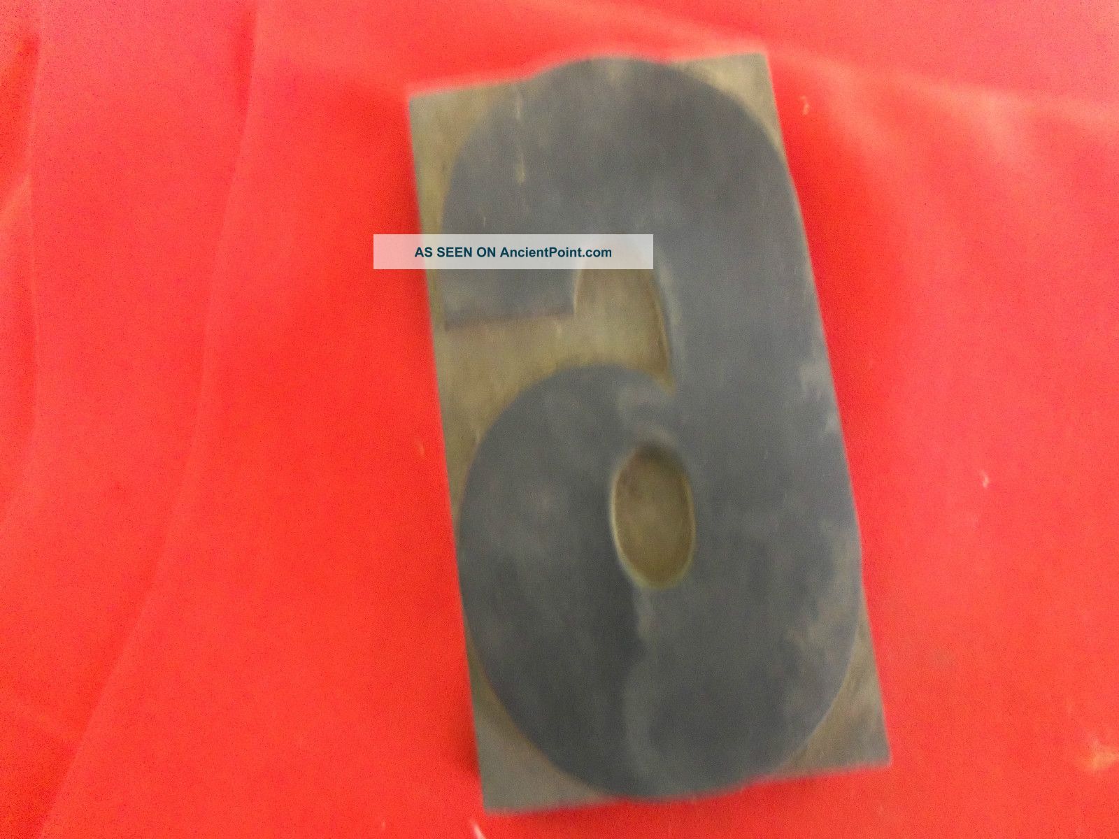 Authentic Antique Wooden Letterpress Type. .  5 Inches. . . . .  Number. . .  6 Or 9. . . Other photo