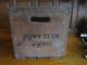 Vintage Dove Tail Wooden Beverage Crate - Town Club Beverages Newport,  R.  I. Boxes photo 3