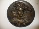 2 Antique Peter Paul Rubens Wife Helena Fourment Brass Copper Plaque High Relief Metalware photo 1