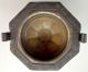Vintage Wide Metal Urn With Engraved Rim Metalware photo 1