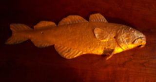 Antique Gilded Wood Codfish photo