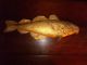 Antique Gilded Wood Codfish Carved Figures photo 2