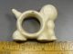 Vintage Ceramic White Elephant Napkin Ring Other photo 1
