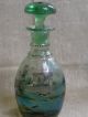 Antique Victorian Decanter - - Hand Painted Horsemen And Dogs Decanters photo 2