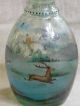 Antique Victorian Decanter - - Hand Painted Horsemen And Dogs Decanters photo 7