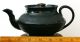 18th - 19th Century Antique Jackfield Black Earthenware Pottery English Teapot Teapots & Tea Sets photo 4
