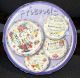 Porcelain Treasures,  4 Desert Plates,  