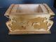 Vtg Tramp Art Wooden Box Jewelry Trinket Box Folk Art Boxes photo 3