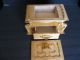 Vtg Tramp Art Wooden Box Jewelry Trinket Box Folk Art Boxes photo 6