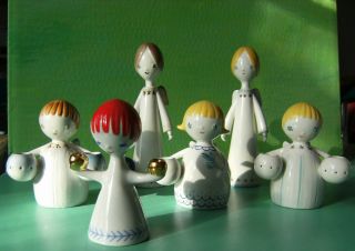 6 Fantastic Christmas Angel Figurines Candle Holders Hollahaza Aquincum photo