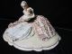 Wonderfull Big Art Deco Woman & Child With Huge Dress Mollica Capodimonte Italy Figurines photo 2