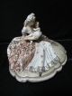 Wonderfull Big Art Deco Woman & Child With Huge Dress Mollica Capodimonte Italy Figurines photo 6