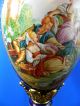Sevres Style Monumental Hand Painted Urn Signed Bronze Mounts Urns photo 2