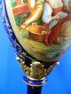 Sevres Style Monumental Hand Painted Urn Signed Bronze Mounts Urns photo 4