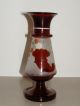 Three Vases - Small One Marked Bristol Glass Vases photo 2