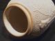 Cobalt & Gray Stoneware Crock With Raised Flower & Dot Design Crocks photo 4