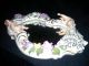 Dresden Cherub Floral Mirror Made In Germany Antique Collectible Other photo 1