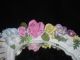 Dresden Cherub Floral Mirror Made In Germany Antique Collectible Other photo 4