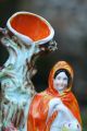 Mid 19th C.  Staffordshire Of Red Riding Hood Figurine & Wolf Spill Vase C1860 Figurines photo 4