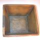 Vintage Antique Hand Crafted Square Wooden Bowl Bowls photo 1