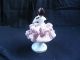 Vintage Crown Dreseden Lace Collectible Figurine Pink Ballerina Figurines photo 1