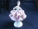 Vintage Crown Dreseden Lace Collectible Figurine Pink Ballerina Figurines photo 2