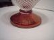 Vintage Westmoreland Wakefield English Hobnail Ruby Footed Trinket Candy Dish Compotes photo 5