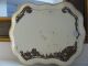 Cottage Sweet Vtg.  Hand - Painted Toleware Tray,  (violet ' S) Nashco Products,  Ny Toleware photo 5