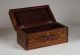 Early American Folk Art Box - Inlaid Hexagram Design/ Ny - Pennsylvania - New England Boxes photo 1