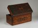 Early American Folk Art Box - Inlaid Hexagram Design/ Ny - Pennsylvania - New England Boxes photo 2