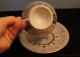Vintage Porcelain Cup And Saucer Set With Iridescent Glaze And Gold Markings Cups & Saucers photo 4