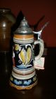 Musical German Beer Stein Edelweiss Vintage & Aesthetic Mugs & Tankards photo 2