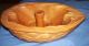 Antique Wooden Nut Bowl Late 1950 ' S. .  Made Of Real Wood Bowls photo 1