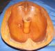 Antique Wooden Nut Bowl Late 1950 ' S. .  Made Of Real Wood Bowls photo 2
