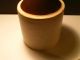 Antique Primitive White And Brown Stoneware Crock Tall Whiskey Jug Crocks photo 7
