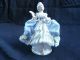 Vintage Crown Dreseden Lace Collectible Figurine Lady With Fan Figurines photo 1