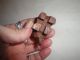 Vintage Carved Solid Wood Bear Cub Figurine Miniature 1 5/8 