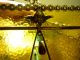 Antique Amber Hanging Stained Glass Lamp Ceiling Light - Angels Amethyst Ball Lamps photo 4