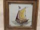 Westraven Anno Holland 1661 Framed Decorative Sailboat Ocean Nautical Tile Tiles photo 1