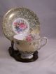 Vtg Bone China Teacup & Saucer With Pink And Blue Flowers By Royal Staffordshire Cups & Saucers photo 1
